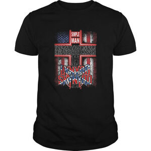 Simple Man Lynyrd Skynyrd Jesus American Flag Shirt